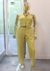 7020 -   Blazer & Solid Wide Leg  Pants set