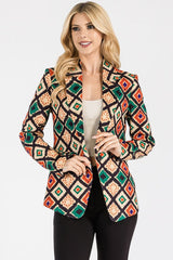 7041-PRINTED CASUAL JACKET