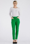 P1002 - Solid High Waist Casual Pants