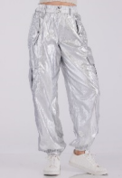 P1006 - Metallic  Cargo Pants