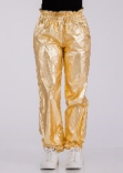 P1007 -  Woven metallic relaxed fit trousers