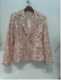 J7027- Lapel Neck Sequin Blazer