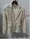 J7027- Lapel Neck Sequin Blazer